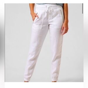 Athleta White Track Pants